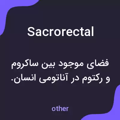معنی sacrorectal به فارسی معنی sacrorectal به فارسی