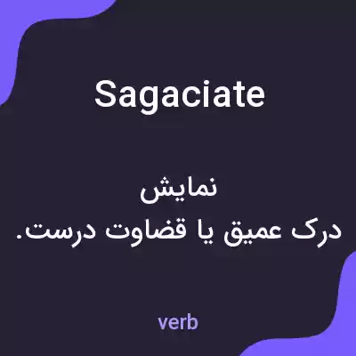 معنی sagaciate به فارسی معنی sagaciate به فارسی