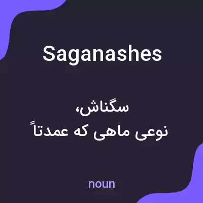 معنی saganashes به فارسی معنی saganashes به فارسی