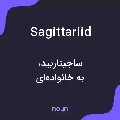 معنی sagittariid به فارسی معنی sagittariid به فارسی