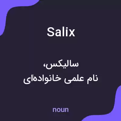 معنی salix به فارسی معنی salix به فارسی