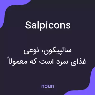 معنی salpicons به فارسی معنی salpicons به فارسی