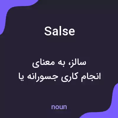 معنی salse به فارسی معنی salse به فارسی