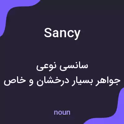 معنی sancy به فارسی معنی sancy به فارسی
