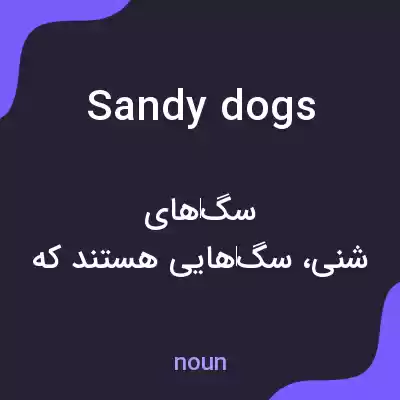 معنی sandy dogs به فارسی معنی sandy dogs به فارسی
