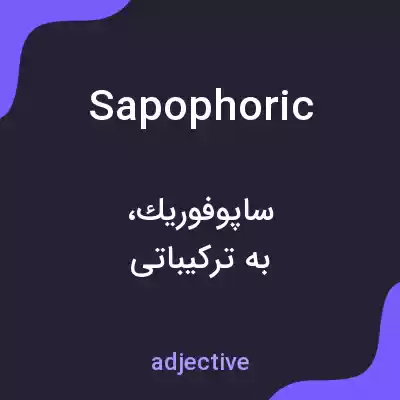 معنی sapophoric به فارسی معنی sapophoric به فارسی