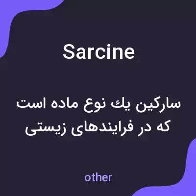 معنی sarcine به فارسی معنی sarcine به فارسی