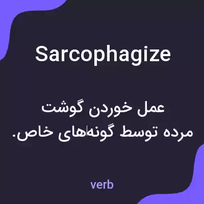 معنی sarcophagize به فارسی معنی sarcophagize به فارسی