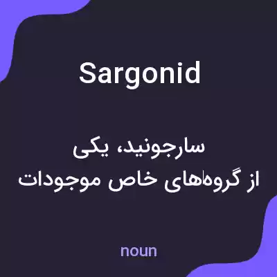 معنی sargonid به فارسی معنی sargonid به فارسی