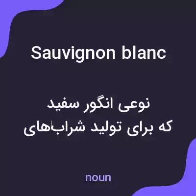 معنی sauvignon blanc به فارسی معنی sauvignon blanc به فارسی