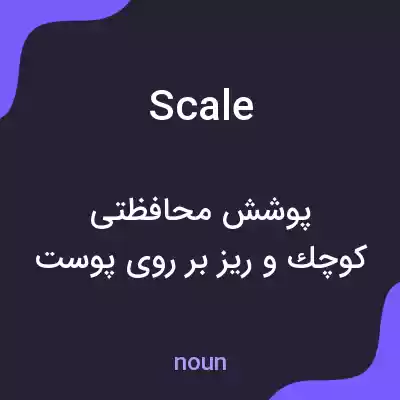 معنی scale به فارسی معنی scale به فارسی