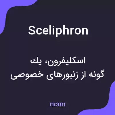 معنی sceliphron به فارسی معنی sceliphron به فارسی