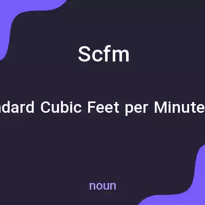 معنی scfm به فارسی معنی scfm به فارسی