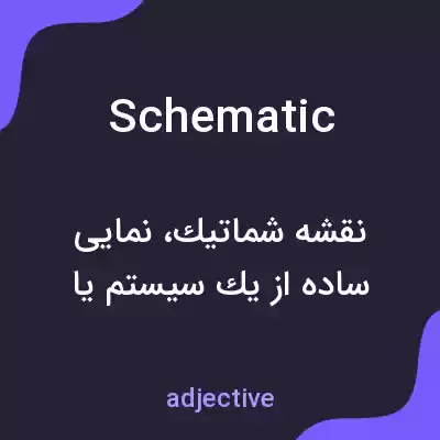 معنی schematic به فارسی معنی schematic به فارسی