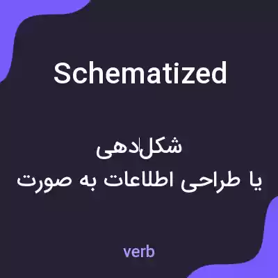 معنی schematized به فارسی معنی schematized به فارسی