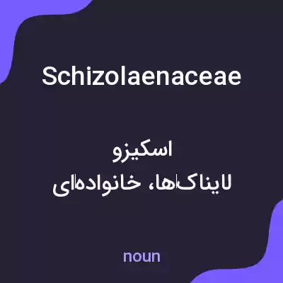 معنی schizolaenaceae به فارسی معنی schizolaenaceae به فارسی