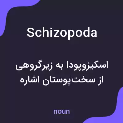 معنی schizopoda به فارسی معنی schizopoda به فارسی