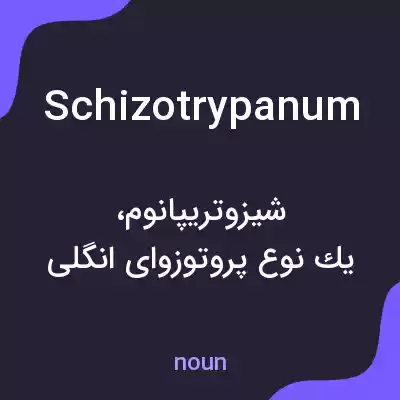 معنی schizotrypanum به فارسی معنی schizotrypanum به فارسی