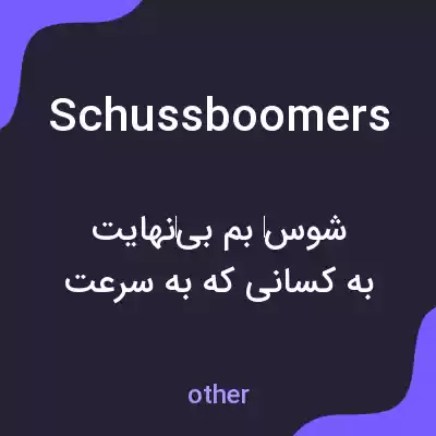 معنی schussboomers به فارسی معنی schussboomers به فارسی