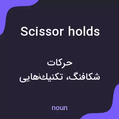 معنی scissor holds به فارسی معنی scissor holds به فارسی