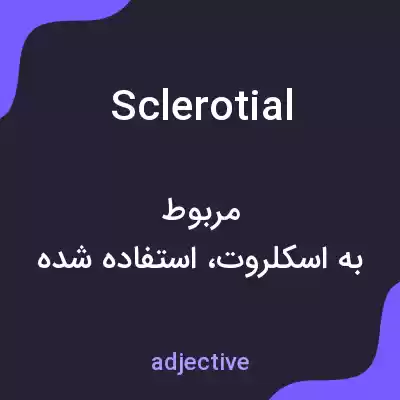 معنی sclerotial به فارسی معنی sclerotial به فارسی