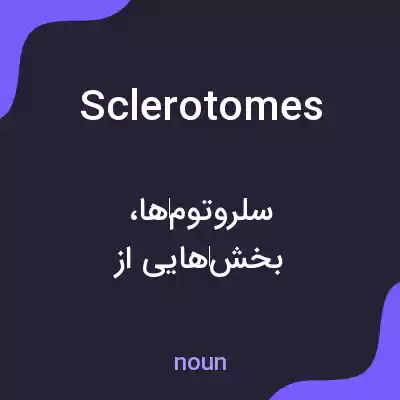 معنی sclerotomes به فارسی معنی sclerotomes به فارسی