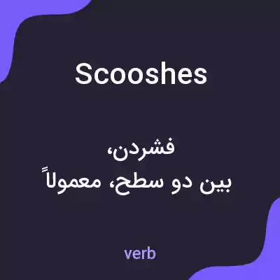 معنی scooshes به فارسی معنی scooshes به فارسی