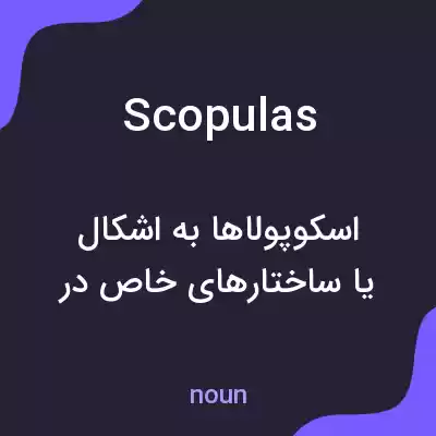 معنی scopulas به فارسی معنی scopulas به فارسی