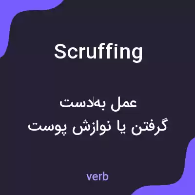 معنی scruffing به فارسی معنی scruffing به فارسی