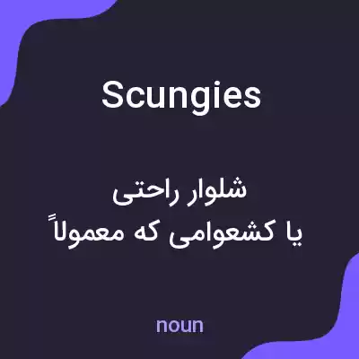 معنی scungies به فارسی معنی scungies به فارسی