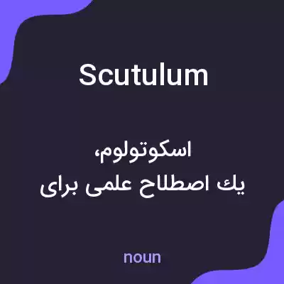 معنی scutulum به فارسی معنی scutulum به فارسی