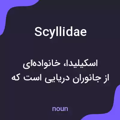 معنی scyllidae به فارسی معنی scyllidae به فارسی