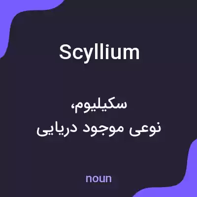 معنی scyllium به فارسی معنی scyllium به فارسی