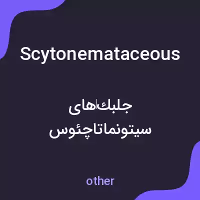 معنی scytonemataceous به فارسی معنی scytonemataceous به فارسی
