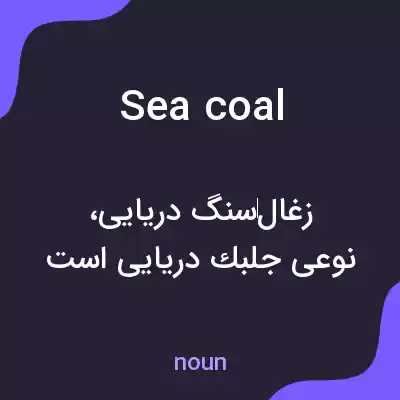 معنی sea coal به فارسی معنی sea coal به فارسی