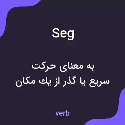 معنی seg به فارسی معنی seg به فارسی