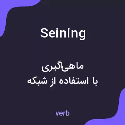 معنی seining به فارسی معنی seining به فارسی