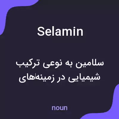 معنی selamin به فارسی معنی selamin به فارسی