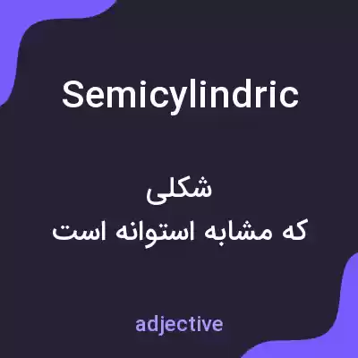 معنی semicylindric به فارسی معنی semicylindric به فارسی