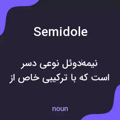 معنی semidole به فارسی معنی semidole به فارسی