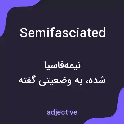 معنی semifasciated به فارسی معنی semifasciated به فارسی