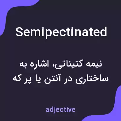 معنی semipectinated به فارسی معنی semipectinated به فارسی