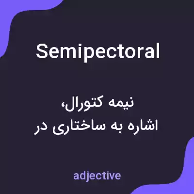 معنی semipectoral به فارسی معنی semipectoral به فارسی