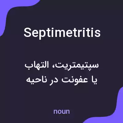 معنی septimetritis به فارسی معنی septimetritis به فارسی