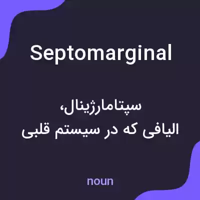 معنی septomarginal به فارسی معنی septomarginal به فارسی
