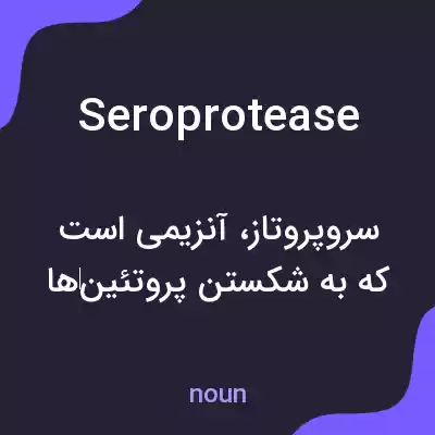 معنی seroprotease به فارسی معنی seroprotease به فارسی