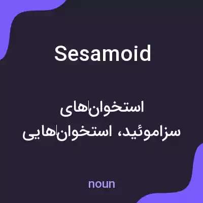 معنی sesamoid به فارسی معنی sesamoid به فارسی