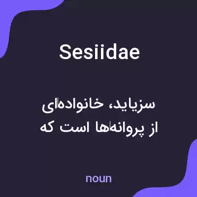 معنی sesiidae به فارسی معنی sesiidae به فارسی