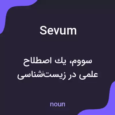 معنی sevum به فارسی معنی sevum به فارسی