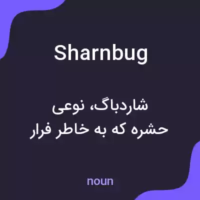 معنی sharnbug به فارسی معنی sharnbug به فارسی